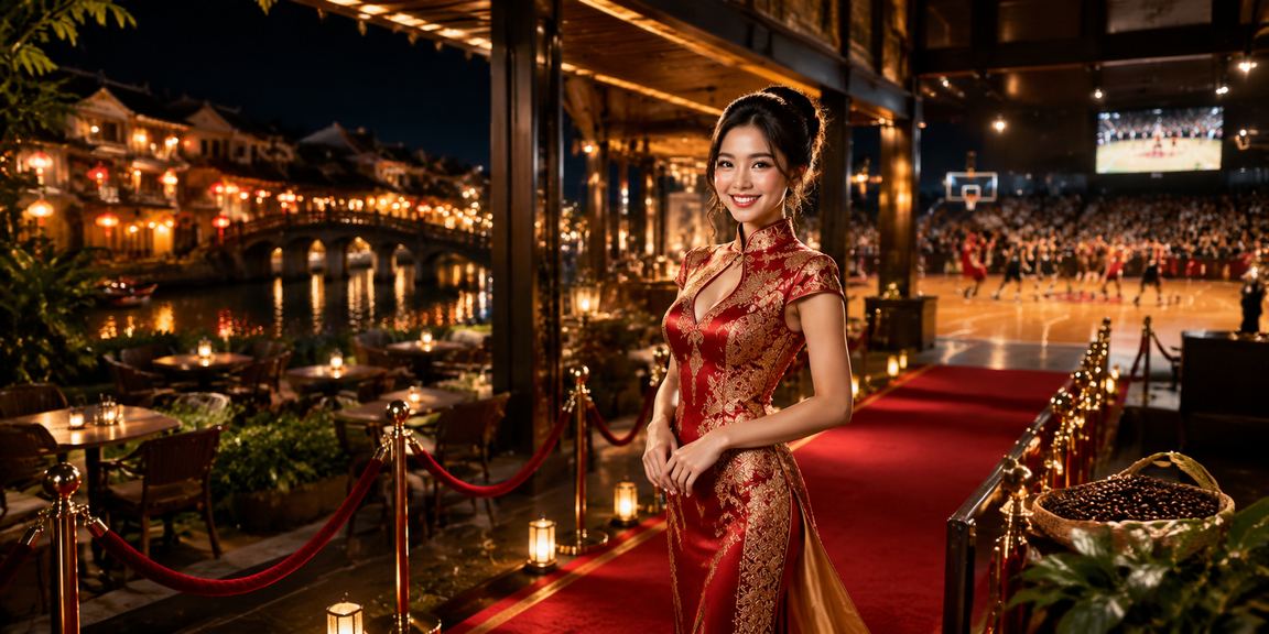 Người chơi ở Hội An đặt cược bóng rổ quốc tế qua điện thoại tại quán cà phê
